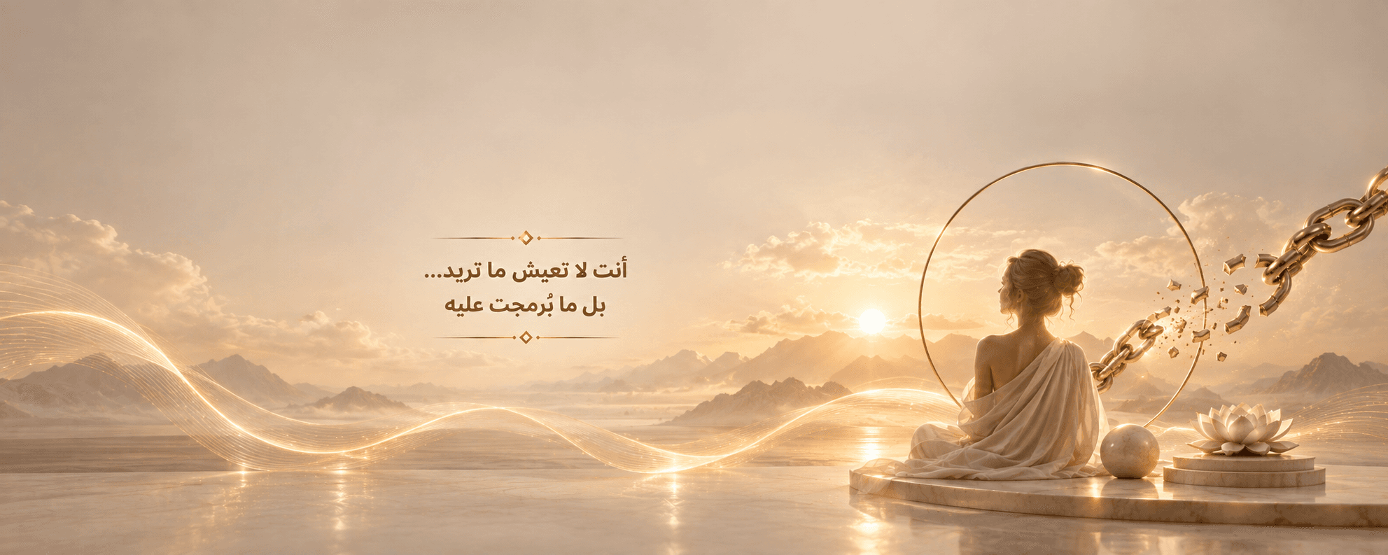 أنت لا تعيش ما تريد… بل ما بُرمجت عليه